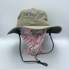 Outdoor Research Insect Shield Beige Sun Bucket Hat unisex medium Hiking Fishing