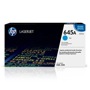 Genuine HP 645A C9731A Cyan Toner Cartridge LaserJet 5500 5550 - Picture 1 of 8
