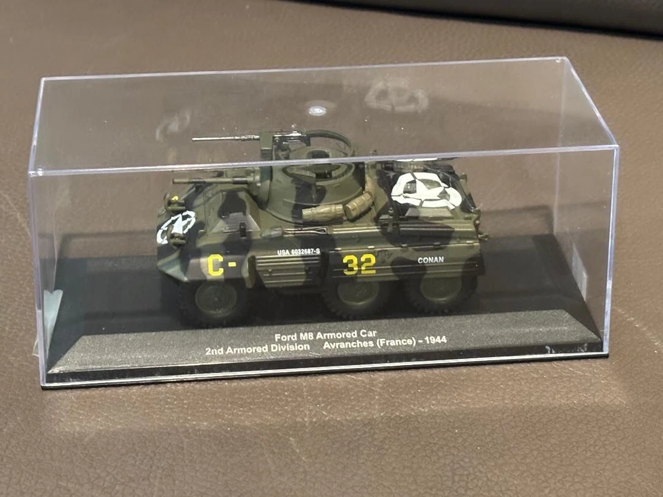 1/43  M8 WWII  US  Armored Car 2nd AD France 1944 - Image 1 of 4