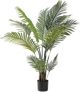 Artificial Tree - Areca Palm Faux Trees Outdoor - Artificial Plants for Home Dec - Picture 1 of 12