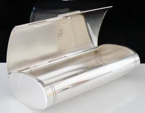 Caja de tabaco de plata esterlina Georg Jensen (191) Georg Jensen Ltd importación de Londres 1959 - Imagen 1 de 12