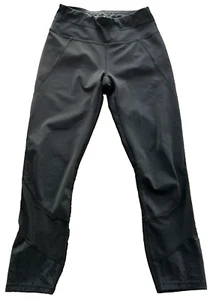 Women's/Girls Athleta leggings XXS Black Crop High Rise Detail bottom 20" inseam - Picture 1 of 9
