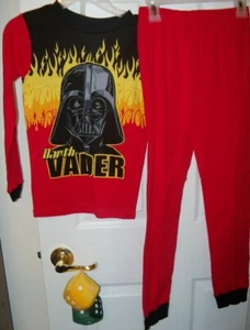 Darth Vader Red Face Star Wars 2 Piece Set Long Pajama PJ Boys Size 4 NWT - Picture 1 of 1