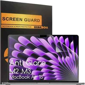 3 Pack Matte Anti-Glare Screen Protector Designed for MacBook Air 15'' (2023-24) - Picture 1 of 10