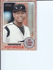 Anderson Espinoza 2017 Topps Heritage Minors impresión corta - Imagen 1 de 1