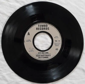 Roger Whittaker And Des O' Connor-Skye Boat Song Vinyl 7" Single.Tembo TML 119. - Picture 1 of 4
