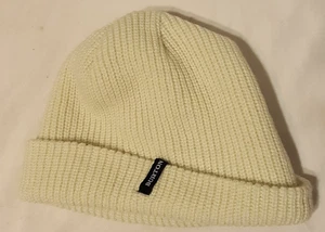 Damen Burton Snowboard Strick Beanie Mütze cremeweiß Skimütze - Einheitsgröße - Bild 1 von 5