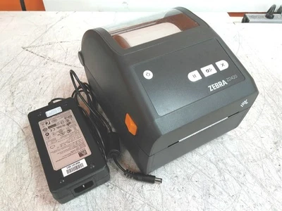 Zebra ZD420 ZD42042-D01000EZ Thermal Printer w/ Power Supply - Image 1 of 4