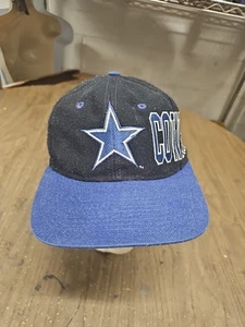 VTG 1990s APEX Dallas Cowboys Embroidered Snapback Hat - Picture 1 of 7