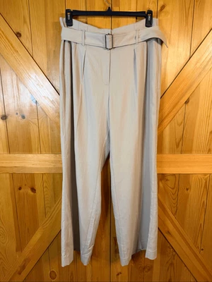 Pantalones de pierna ancha con cinturón White House Black Market WHBM talla 14R nuevos con etiquetas (6214) Foto 1 de 4