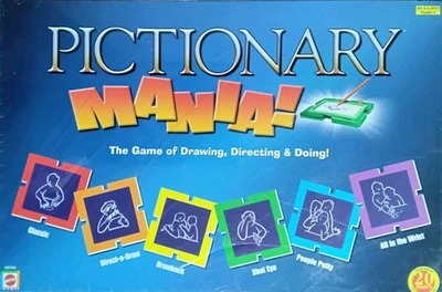 MATTEL Pictionary Mania! Board Game (2005) - Brand New and Sealed - Image 1 of 3