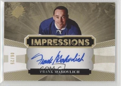 2017-18 SPx Impressions Auto Tier 3 /25 Frank Mahovlich #IA-FM Auto HOF - Image 1 of 2