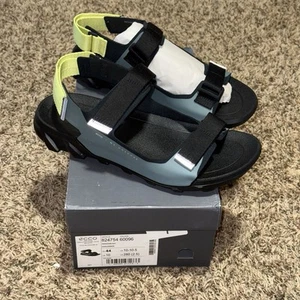 ECCO Mx Onshore 3-Strap Trooper Black Water Sport Sandals EU 44 Men's 10-10.5 - Picture 1 of 6