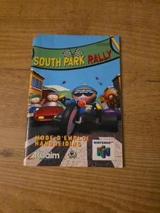 Spielanleitung South Park Rally  -  Nintendo 64 N64 - Bild 1 von 2