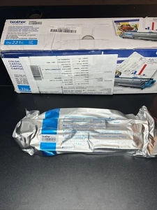 Original Brother TN-221C CYAN Toner für HL-3140 MFC-9020 MFC-9340 Neu in offener Verpackung - Bild 1 von 1