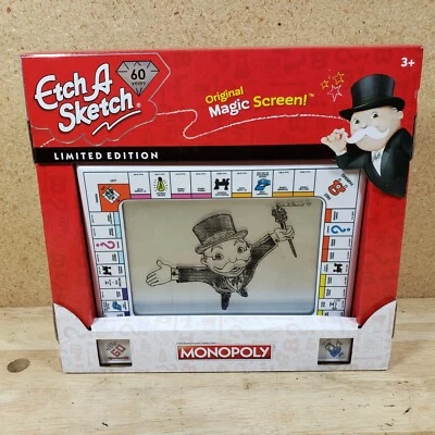 ETCH A SKETCH 60th Anniversary Monopoly Edition - LIMITED EDITION -  New in Box - Image 1 of 4