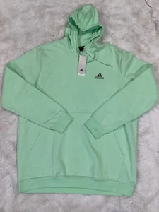 Adidas Feelcozy Pullover Sweatshirt Hoodie Men Big&Tall Lime Green IN0327 $50 - Picture 1 of 19