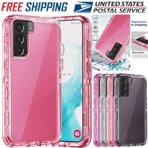 Funda de goma transparente a prueba de golpes para Samsung Galaxy S22/S22 Plus/Ultra - Imagen 1 de 41