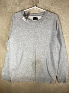 asos Casual Pullover Jumper Size M Mens Grey Long Sleeve - Picture 1 of 12