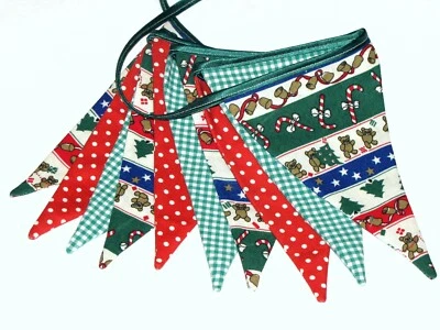 Guirnalda de Bandera de Navidad Banderín para Guardería Hygge Invierno Decoración del Hogar Foto 1 de 4