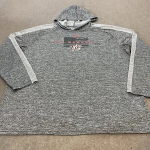 Team USA Baseball Hoodie Majestic Authentic Mens Size XXL Gray Lightweight - Picture 1 of 9