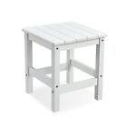 Outdoor Side Tables For Patio Polystyrene End Adirondack Chair White