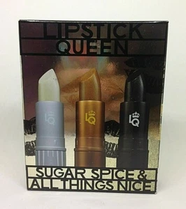 100% LÁPIZ LABIAL QUEEN Sugar Spice & All Things Bonito 3 lápices labiales ~ Juego de regalo - Imagen 1 de 7