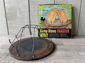 Tostadora de estufa de camping Coghlan Sure Grip vintage en caja - Imagen 1 de 8