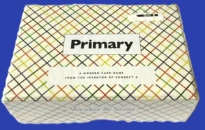 Juego de cartas "Primary" de Wexler & Sons Inventor of Connect 4 combinaciones de colores - Imagen 1 de 3
