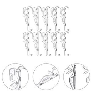 10 Pezzi Clip per Tende Clip per Tende Ricambio Bambino Sostituibile per Valance - Foto 1 di 12