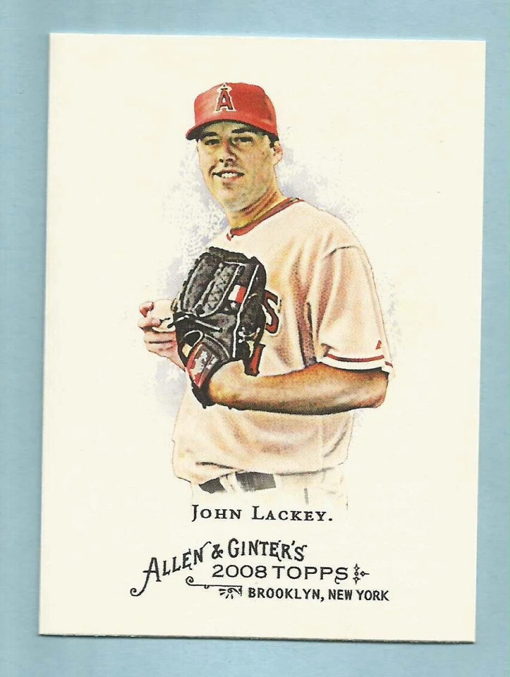 2008 Topps Allen & Ginter Baseball John Lackey #125 Angels PACK FRESH! - Image 1 of 1