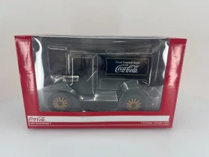 Die Cast 1917 Ford Model T Motor City 1:24 Scale Coca-Cola Black Delivery Truck - Picture 1 of 6