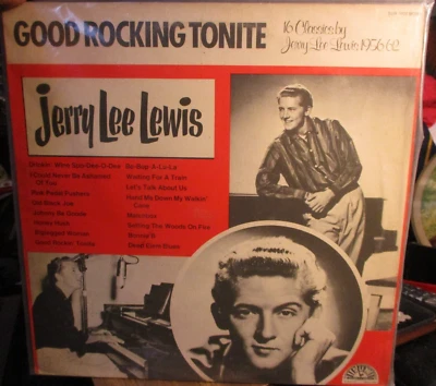 1979 JERRY LEE LEWIS Good Rocking Tonite UK Mono LP SUN 1003 VG/NM - Image 1 of 3
