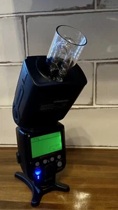 Polaroid Bare Bulb Flash ~ w Bulb, Reflector, stand, case ~ EXCELLENT - Picture 1 of 8