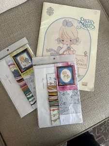 Precious Moments Cross Stitch Kits And Book - Picture 1 of 1