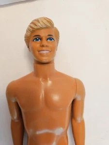Vintage Ken Barbie Freund Puppe Mattel nackte biegbare Knie blaue Augen mit grün - Bild 1 von 10