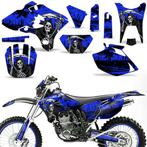 Apico Pedal Palanca De Cambio De Engranaje Negro Azul para Yamaha WR 450F 2004 Motocross Enduro
