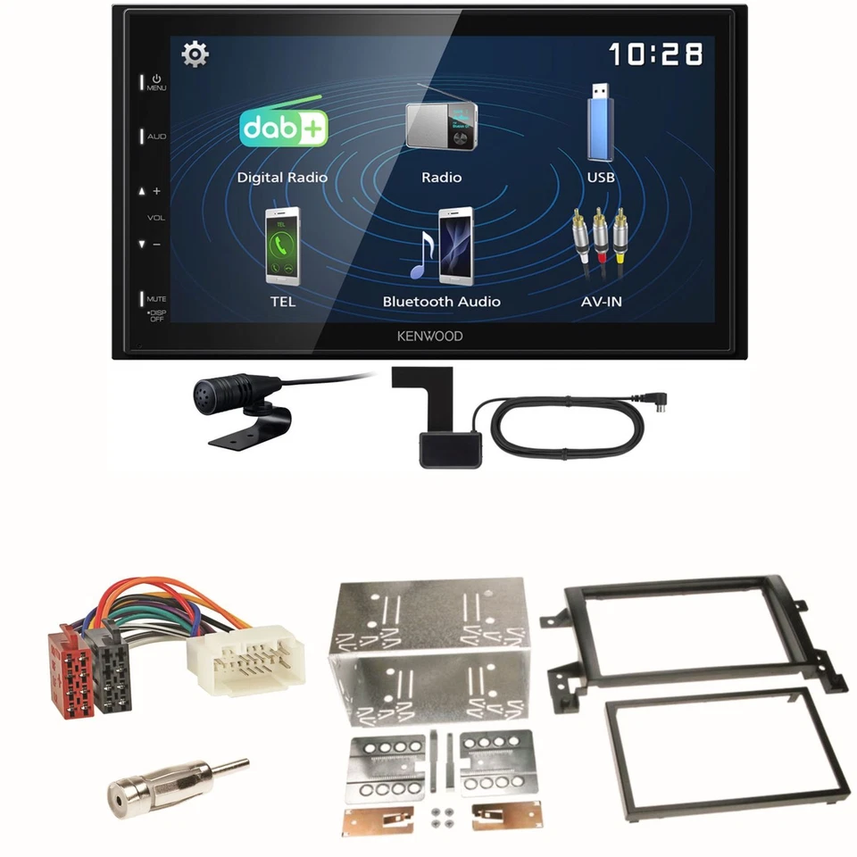 Kenwood DMX129DAB DAB+ Bluetooth USB Einbauset für Suzuki Grand Vitara JT - Bild 1 von 1