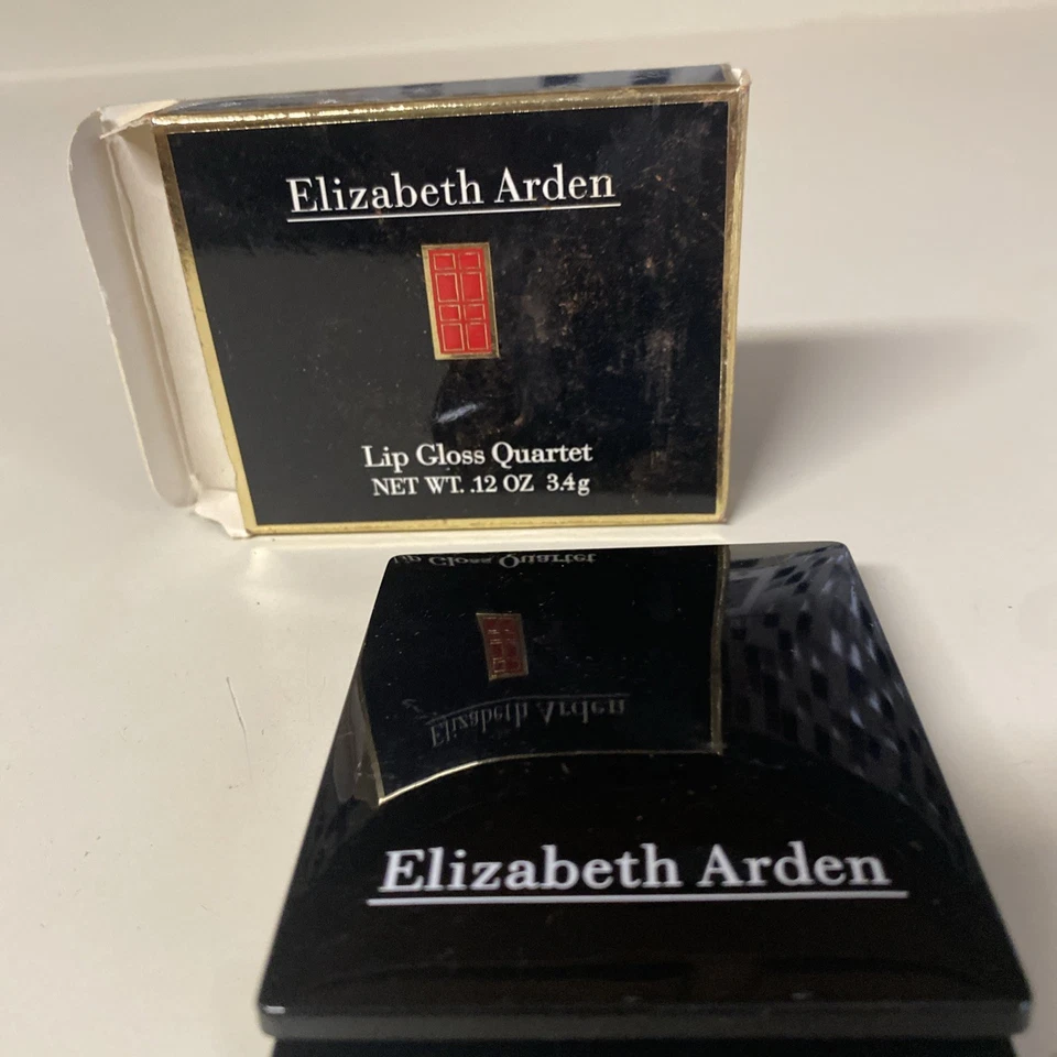 Brillo de labios vintage Elizabeth Arden cuarteto ámbar escarcha terciopelo marrón choco Foto 1 de 4