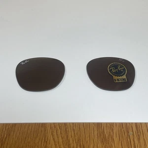 Genuine Ray Ban Lenses RB3016 Clubmaster - BROWN - 49mm - 21mm B-15 LENS - Picture 1 of 7