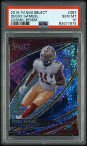 2019 Panini Select Deebo Samuel #257 Field Level Cosmic SSP Rookie RC PSA 10 - Picture 1 of 2