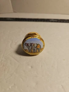 Baratija elefante, caja esmaltada - Imagen 1 de 7