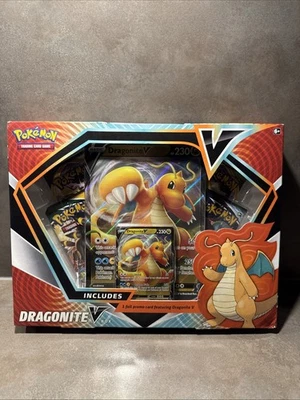 Pokémon TCG Dragonite V Collection Box New mit Evolving Skies Booster Pack - Bild 1 von 4