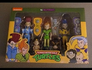 Teenage Mutant Ninja Turtles "The Neutrinos" NECA 4-PACK mit Zubehör Set NEU!  - Bild 1 von 11