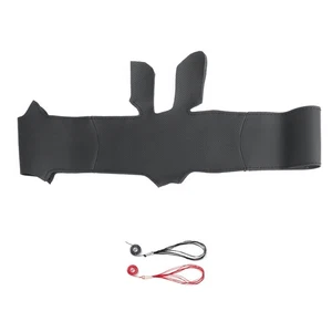 Hand Sewn Microfiber Leather Steering Wheel Cover on Wrap,Fit for Honda Civic... - Picture 1 of 7