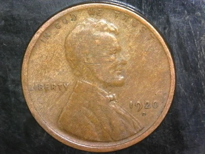 $$Lot Of (10)-Lincoln Wheat- Cents-1920-D- Circulated - Image 1 of 4