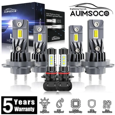 6x faros LED luz antiniebla luz alta baja súper brillante para Seat Toledo 2019 Foto 1 de 4