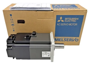 Mitsubishi HG-KR73B AC Servo Motor 4 Series, 750 WATT, 200VAC, w/ BRAKE - Picture 1 of 7