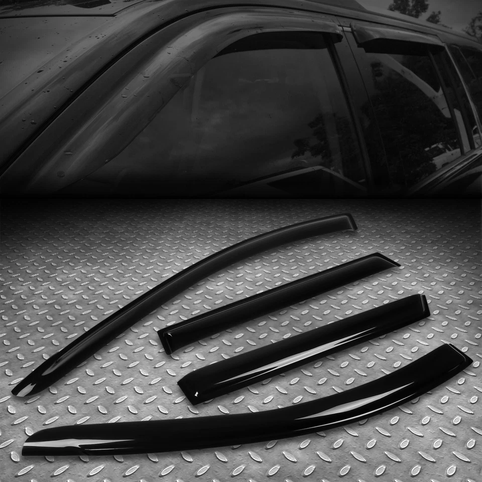 FOR 09-14 MATRIX/VIBE 4WD SMOKE TINT WINDOW VISOR SHADE/SUN WIND/RAIN DEFLECTOR Foto 1 de 4