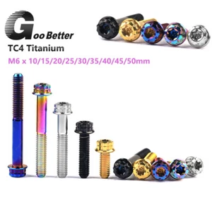 Tornillos Torx TC4 Ti Titanio 12 Puntos T30 Pernos M6 x 10-50mm Modificar Moto - Imagen 1 de 8
